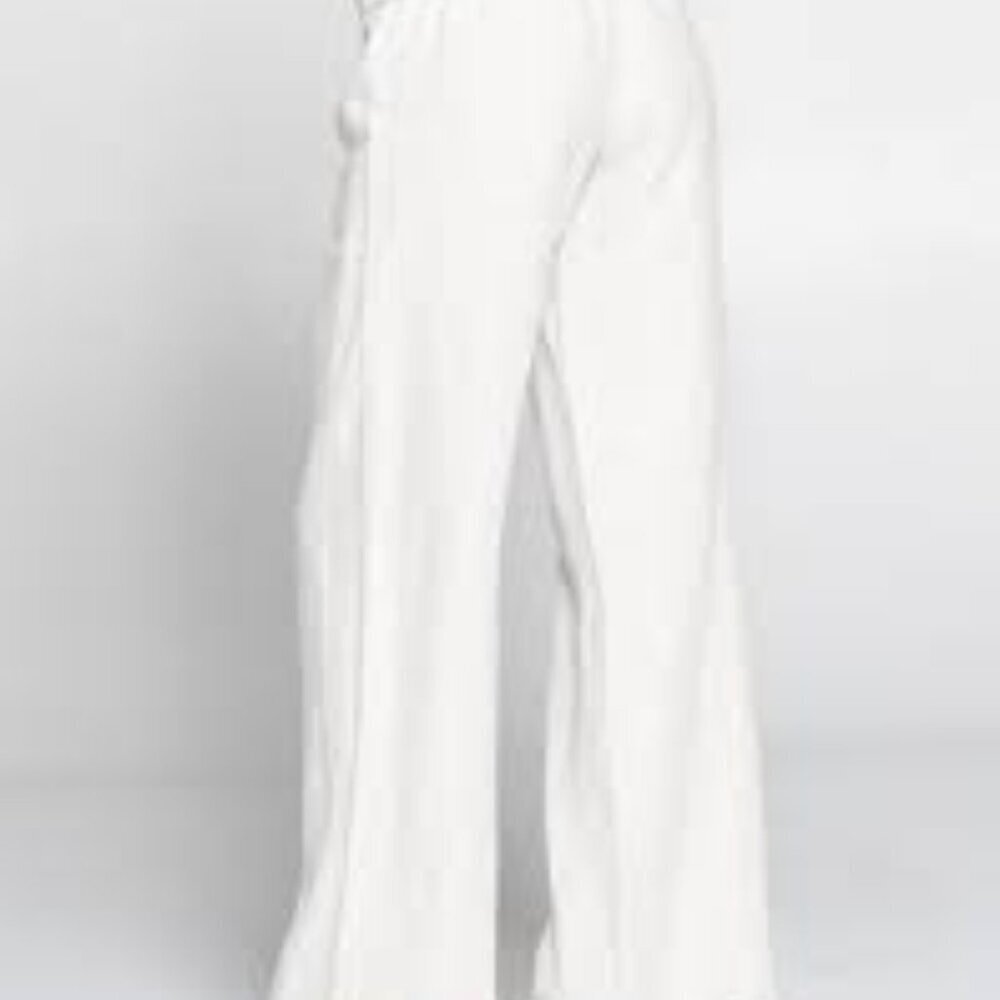 4Our Dreamers White Elastic Waist Gauze Pants (Holly's Personal Collection)